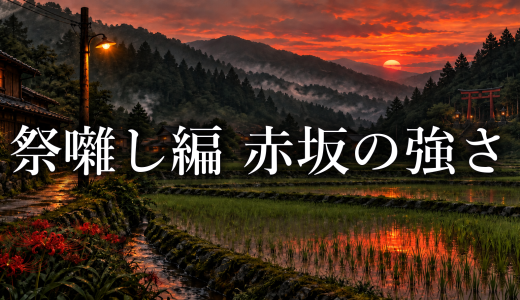 ひぐらしのなく頃に 祭囃し編の赤坂はなぜ強い？鍛錬と別世界の後悔の関係