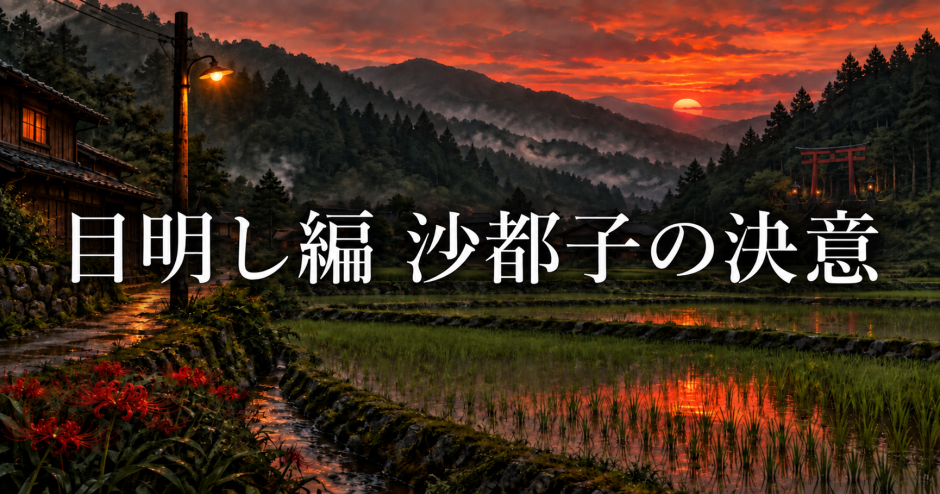 目明し編 沙都子の決意