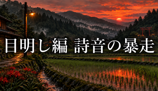 ひぐらしのなく頃に 目明し編で詩音はなぜ暴走した？悟史・園崎家・発症を整理