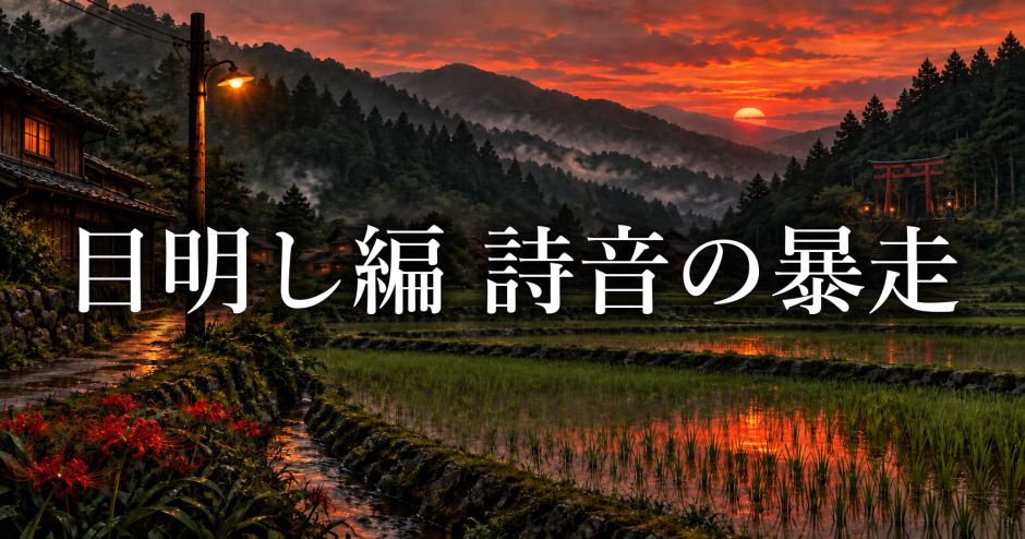 目明し編で詩音はなぜ暴走した？悟史・園崎家・発症を整理