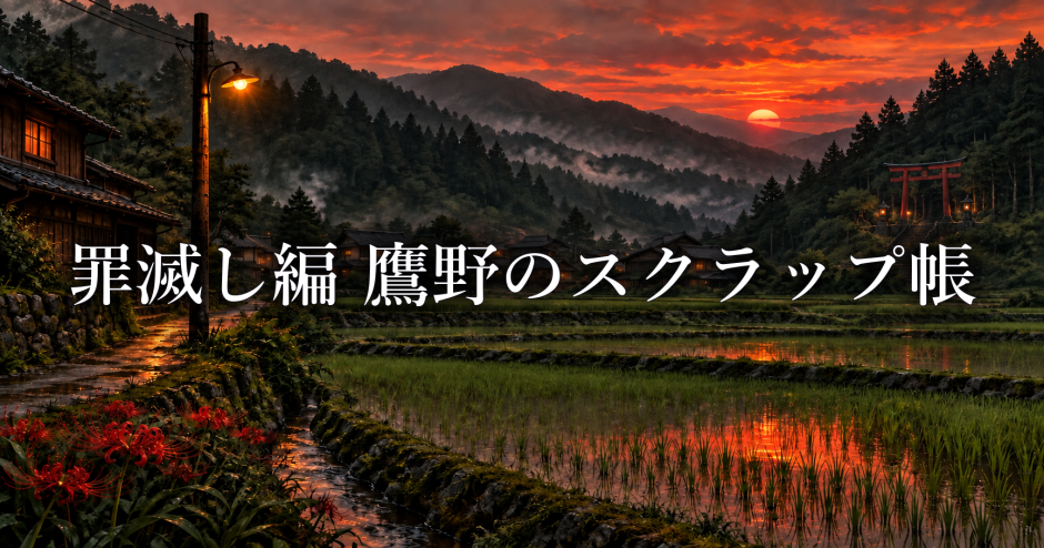 鷹野のスクラップ帳はどこまで本当?寄生虫説と嘘を整理