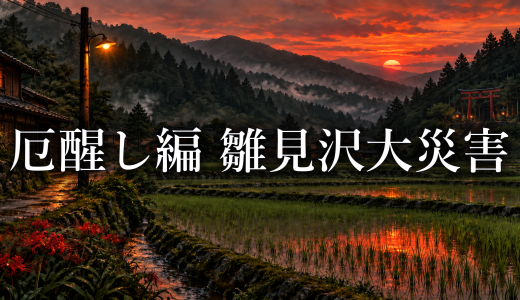 ひぐらしのなく頃に 厄醒し編の雛見沢大災害は事故？沙都子への襲撃が示す真相