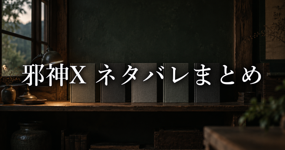 邪神X ネタバレまとめ｜単話版の巻別感想と考察を探す