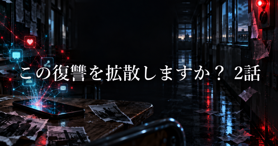 この復讐を拡散しますか? ネタバレ2話|ミアの万引き工作が崩れた理由