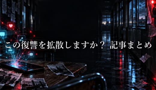 この復讐を拡散しますか？の記事まとめ｜キャラクター・ネタバレ・考察