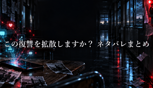 この復讐を拡散しますか？ ネタバレ最新3話まで｜各話の感想・考察まとめ